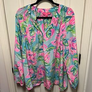 Lilly Pulitzer Silk top